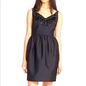 Kate Spade Embellished Cupcake Dress, Size 6, Black